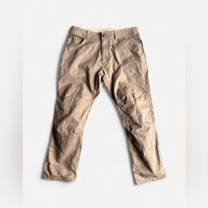 KÜHL tan RYDR vintage patina dye pants men’s 34x30